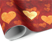 Red Heart Love Wrapping Paper Cadeaupapier (Rol Hoek)