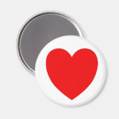 Red Heart Magneet (Voorkant / Achterkant)