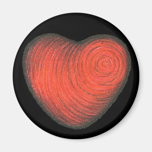 Red Heart Magneet (Voorkant)