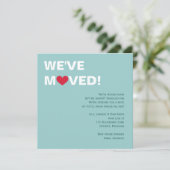 Red Heart Moving Kaart (Staand voorkant)