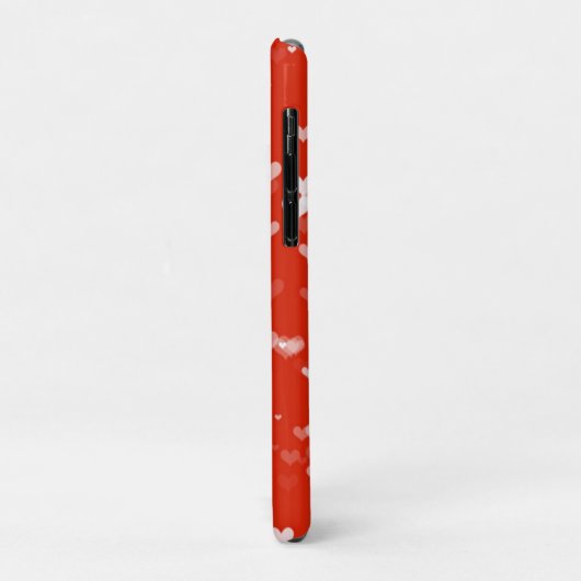 Red Heart Pattern Case-Mate iPhone Case (Achterkant/links)