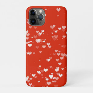 Red Heart Pattern iPhone 11 Pro Hoesje
