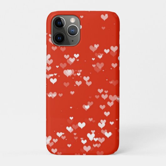 Red Heart Pattern Case-Mate iPhone Case (Achterkant)