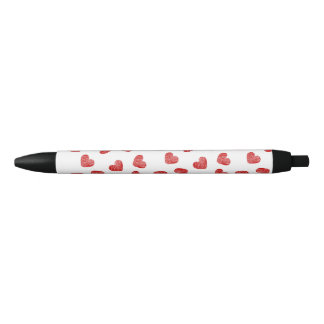Red Heart Patterned Pen