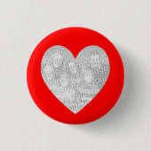 Red Heart Photo-sjabloon Ronde Button 3,2 Cm (Voorkant)