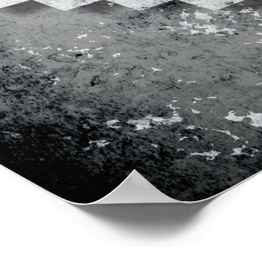 Red Heart Pixel Poster (Hoek)