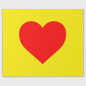 Red Heart Pop Art Cadeaupapier (Vlak)