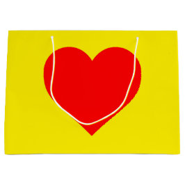 Red Heart Pop Art Groot Cadeauzakje