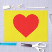 Red Heart Pop Art Tissuepapier (Craft)