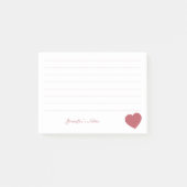 Red Heart Post-it® Notes (Voorkant)