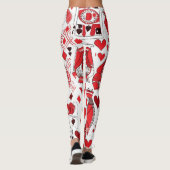 Red Heart Queen/King of Cards Leggings (Dos)