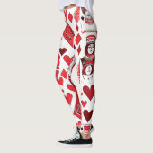 Red Heart Queen/King of Cards Leggings (Gauche)