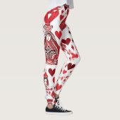 Red Heart Queen/King of Cards Leggings (Droite)