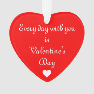 Red Heart Romantic Saint Valentin