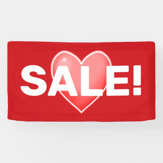 Red Heart SALE! Banner (Horizontaal)