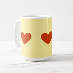 Red Heart Simple Koffiemok