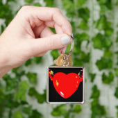 Red Heart Sleutelhanger (Hand)