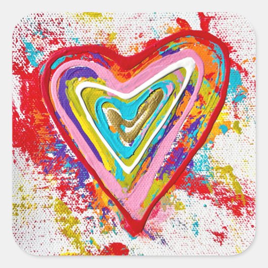 Red Heart Stickers (Voorkant)