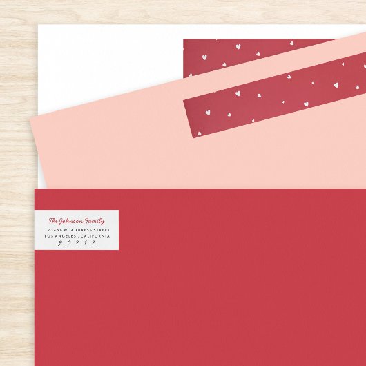 Red Heart Valentijn Return Address