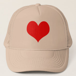 Red Heart Valentijnsdag Design Trucker Pet