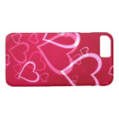 Red Heart Valentine's Day coque iphone (Dos (Horizontal))