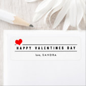 Red Heart Valentine's Day Étiquette (En situation)