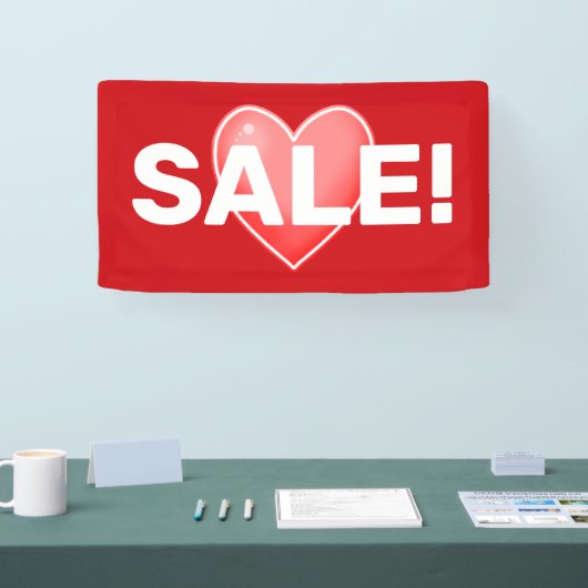 Red Heart VENTE ! Banderole (Salon professionnel)