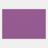 Red Hearts Abstract hand getekend Boho Style Patro Inpakpapier Vel (Voorkant 3)