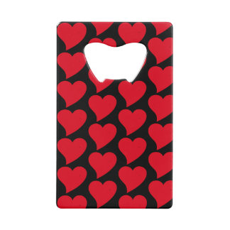 Red Hearts Black Arrière - plan Personnalisé Perso