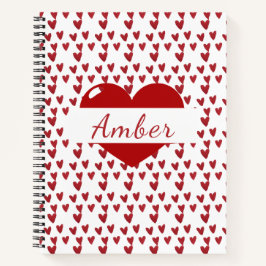 Red Hearts Bullet Journal Notitieboek