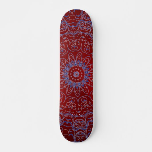 Red Hearts et Blue Lace Skateboard (Devant)