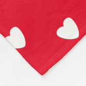 Red Hearts Fleece Blanket (Hoek)
