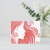 Red Hearts Happy Valentine's Day Briefkaart (Staand voorkant)