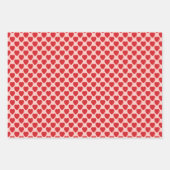 Red Hearts Inpakpapier Vel (Voorkant 3)