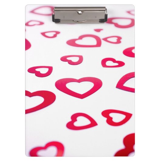 Red hearts klembord (Voorkant)