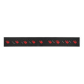 Red Hearts-lint Grosgrain Lint (Voorkant)
