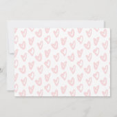Red Hearts Love Kids Valentine Carte photo (Dos)