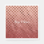 Red Hearts Ombre Servet (Voorkant)