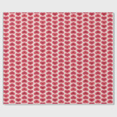 Red Hearts Pattern – Christmas & Valentine’s Day D Cadeaupapier (Vlak)