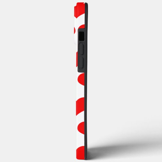 Red Hearts Pattern Valentijnsdag Cute Lovely Case-Mate iPhone Case (Achterkant / Links)