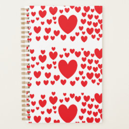 Red Hearts Planner 