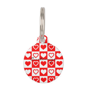 Red Hearts Pset Patroon Thunder_Cove Huisdierpenning
