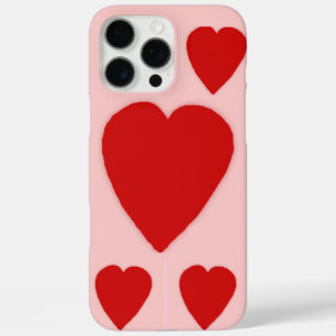 Red Hearts Roze iPhone / iPad hoesje