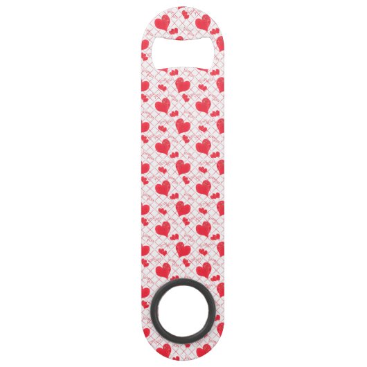 Red hearts, texte, love you, red and white. (Devant)