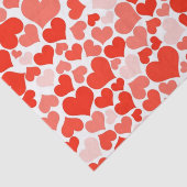 RED HEARTS Valentijnsdag Tissue Paper Tissuepapier (Detail)