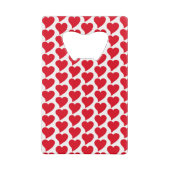 Red Hearts White Arrière - plan Personnalisé Perso (Dos)