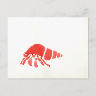 Red Hermit Crab Briefkaart