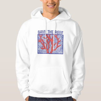 Red het rif Happy Fish Hoodie