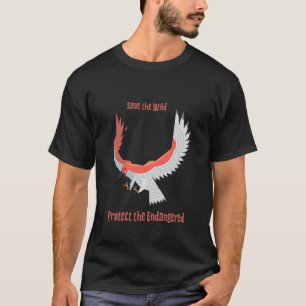 red het wild bescherm de bedreigde t-shirt
