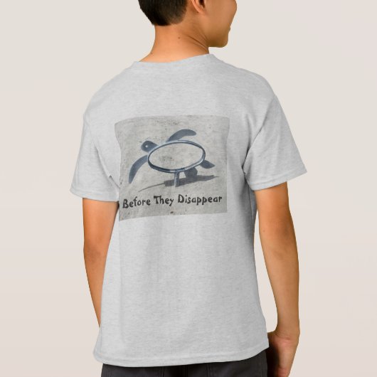 Red het Zee Turtle Earth Day T-shirt (Achterkant)